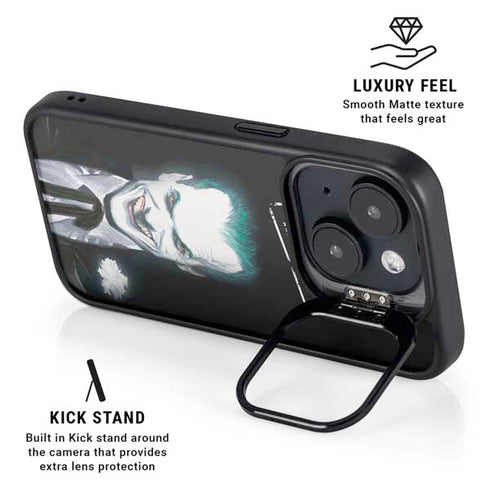 DC Comics The Joker Portrait by Alex Ross iPhone 15 Kickstand Case